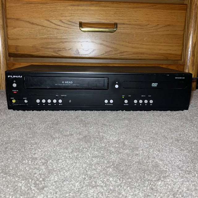 FUNAI VCR VHS DVD Player Combo Unit DV220FX4 Tested Works Great No