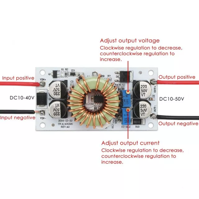 Boost Convertisseur Boost Numérique Connexion Sortie Module Pda Puissance Supply