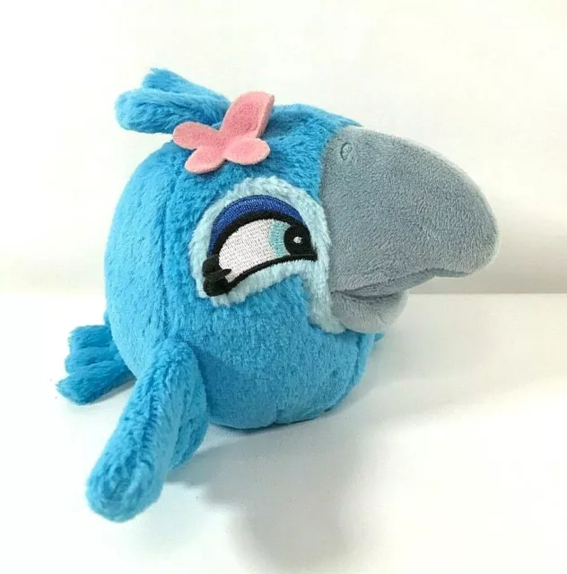 Rio Angry Birds Girl Blue Macaw JEWEL Stuffed Animal Plush Toy w/Sound