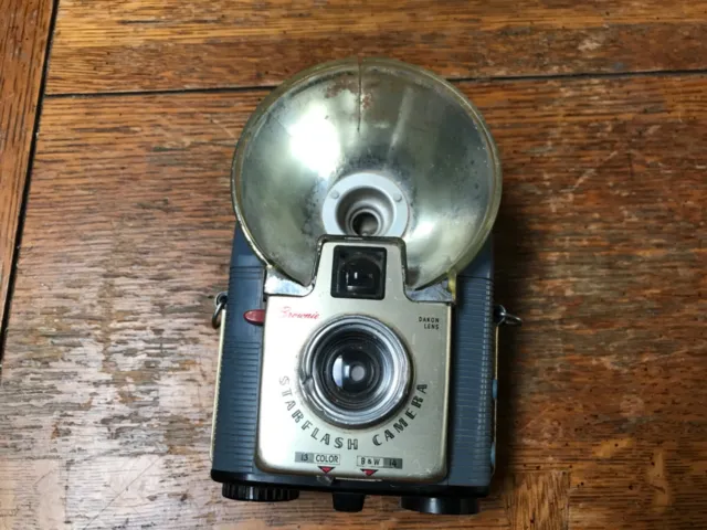 Vintage Browning Camera blue in color