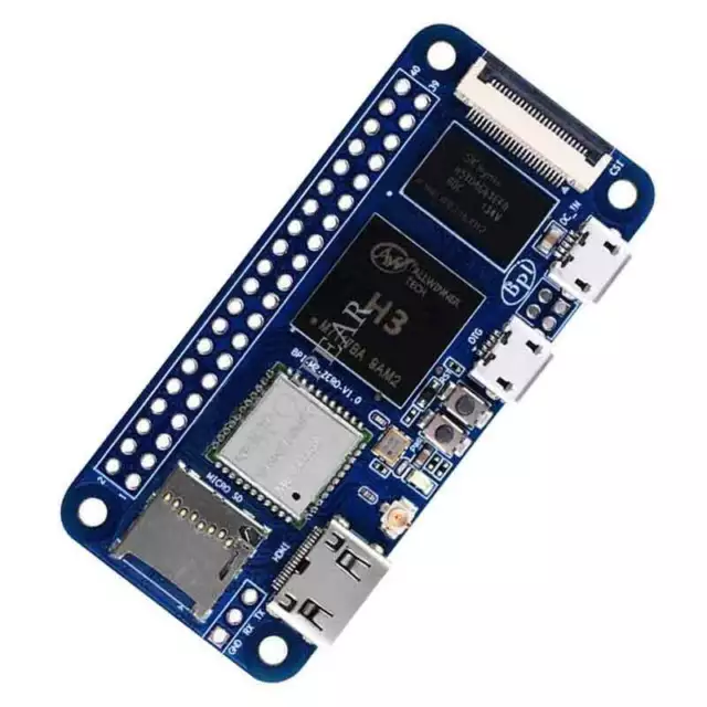 H3+Banana pi BPI-M2 Zero quad core singel-board computer Support WIFI
