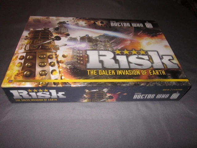 RISK The DALEK INVASION OF EARTH Board Game SEALED NEW