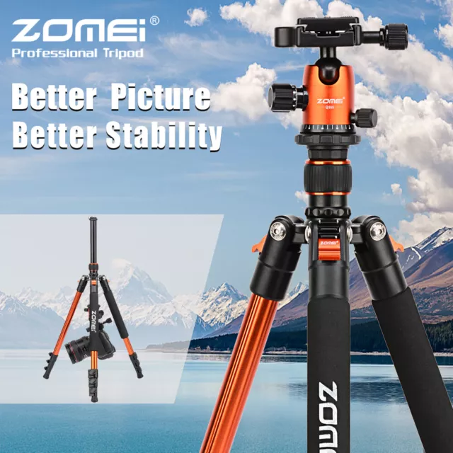 Zomei Professional Camera Tripod Monopod Stand DSLR Ball Head Mount Flexible