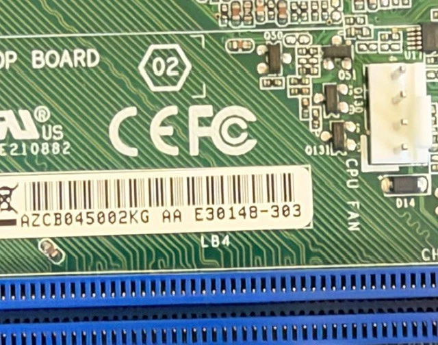 INTEL DQ45CB E30148-303 Socket 775 Motherboard, Intel Core 2 Quad CPU ...