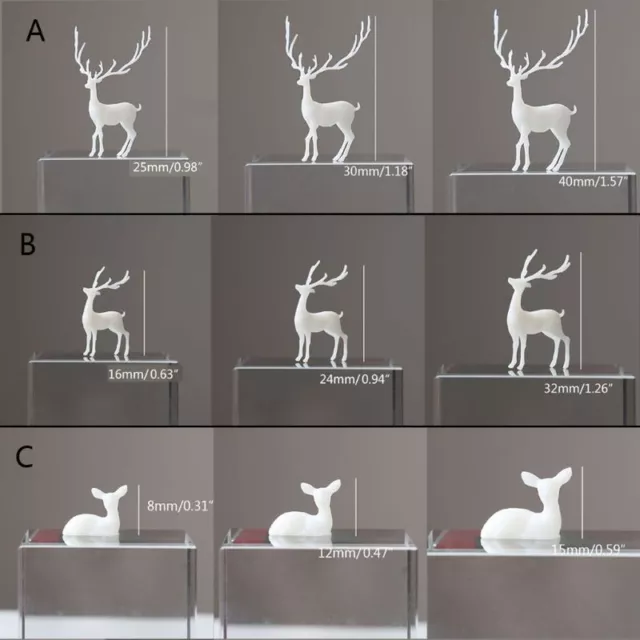Three-dimensional Model Micro Landscape Mini Elk Deer Material Accessory