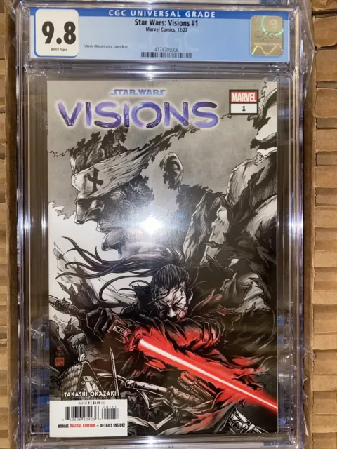 Star Wars Visions #1 CGC 9.8 2022 Marvel Cover A 1st Comic Appearance Ronin !!