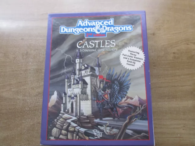 Tsr Ad&D 2E Castles Realms Dragonlance Greyhawk 1056 Adv Dungeon Dragon Boxed Nm