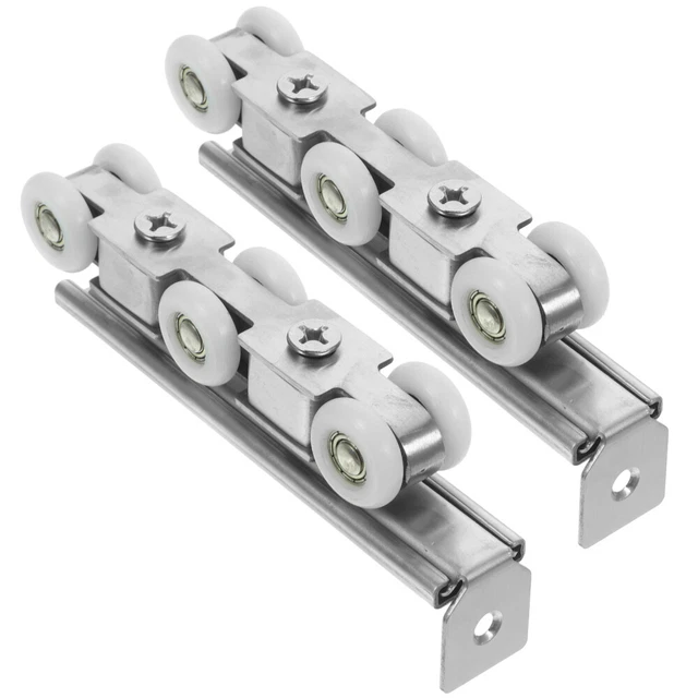 ACCESSOIRE POUR PORTE Coulissante De Grange Roues Poulie Rail EUR 28,39 ...