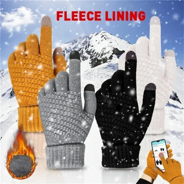 Winter Warm Knitted Glove Mobile Phone Touch Screen Knitted Gloves Gaming