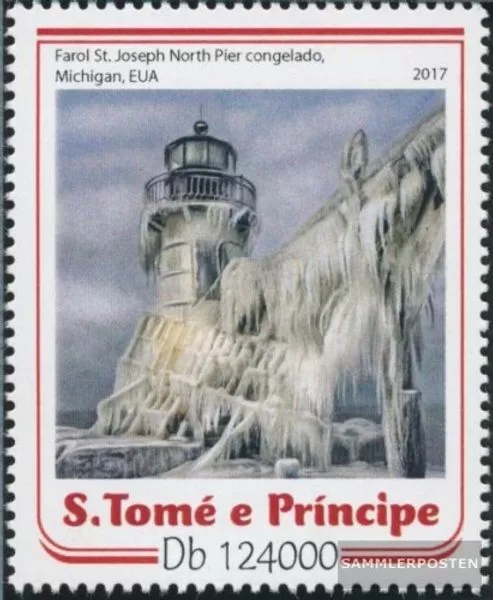 Sao Tome e Principe 7037 (kompl. Ausgabe) postfrisch 2017 Leuchttürme und Musche