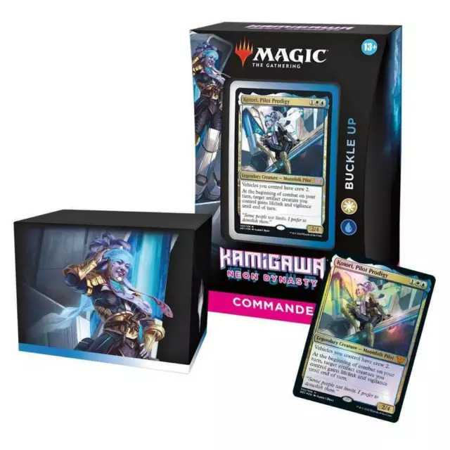 Magic The Gathering Kamigawa Neon Dynasty Buckle Up Commander Deck NEW