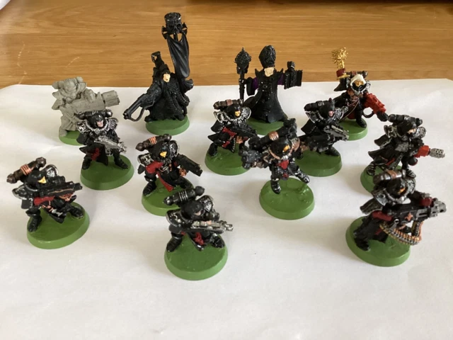 WARHAMMER 40k 2nd Ed SISTERS OF BATTLE/ADEPTA SORORITAS x 13 inc 3 NAMED FIGURES