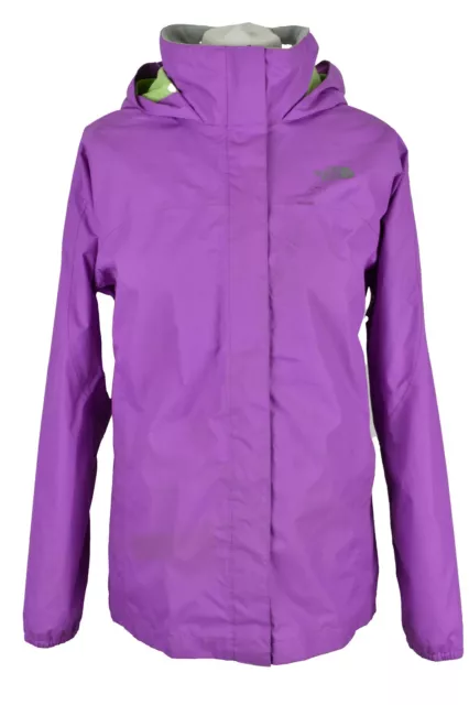 THE NORTH FACE Pink Windbreaker Jacket size XL Girls Full Zip Hooded Rain