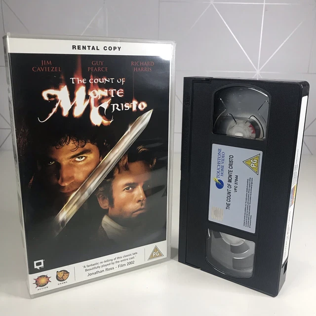THE COUNT OF Monte Cristo VHS Big Box Video Tape Rental Version £4.99