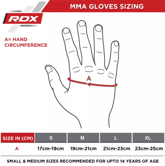 MMA Handschuhe von RDX, Grappling und Training handschuhe für Sparring kampt 2