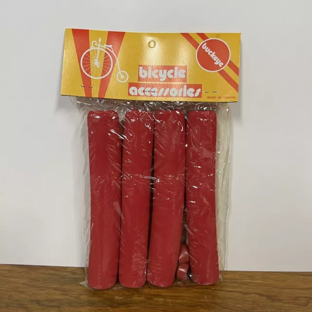 Bicycle Grips Red Fits Schwinn Continental Suburban Road Bikes & Others New