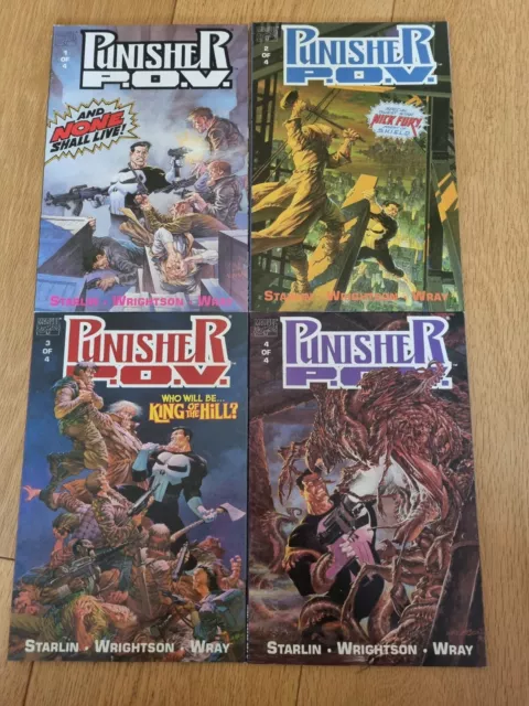 Punisher POV 1-4 Graphic Novel Complete Collection Marvel Comics