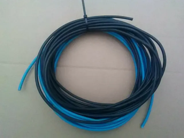 2 x 4m / 2 couleurs  : fil / cable d alimentation HO7-VK 6 mm² souple