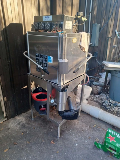Single Rack Low Temperature Chemical Sanitizing Dishwasher