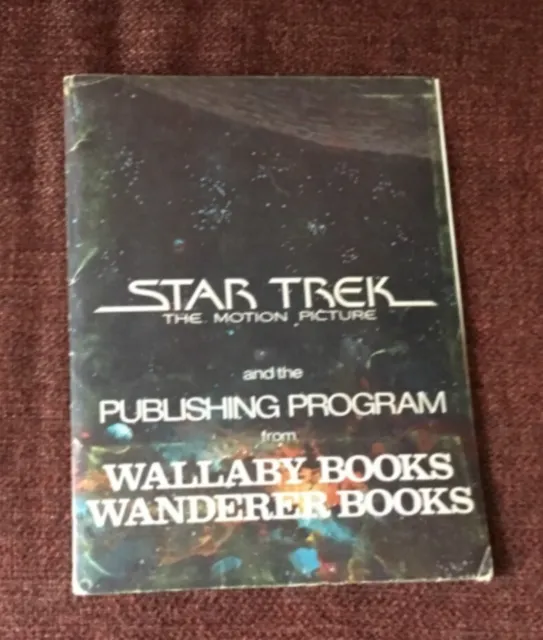 1979 STAR TREK THE MOTION PICTURE Publishing Program folder, photos, order forms