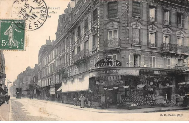 92 - LEVALLOIS PERRET - SAN26095 - La Rue de Courcelles - La Rue Du marché