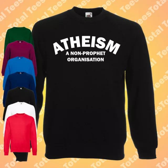Atheism A Non-Prophet Organisation JUMPER | Funny | Atheist | Religion |