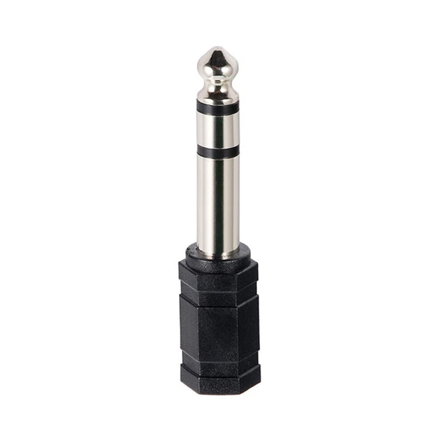 Adattatore audio durevole adattatore microfono convertitore nichelato ricambio