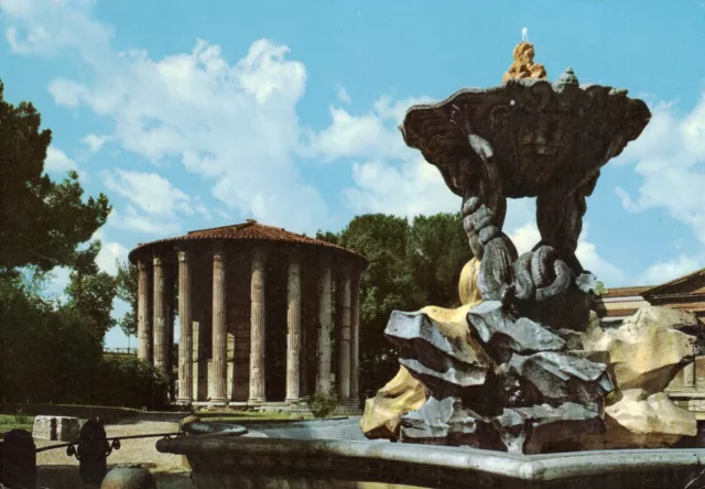 Postcard Temple of Vesta, Rome, Italy. Unposted.