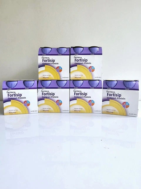 Fortisip Nutricia x24 125ml Banana Protein Drink *10%MULTIBUY