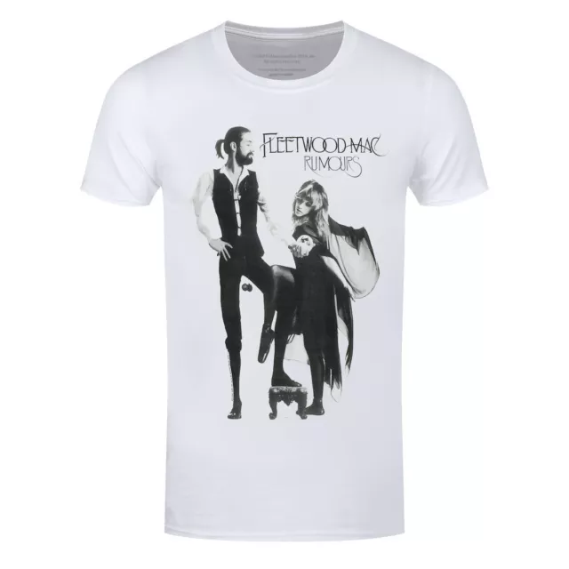 Fleetwood Mac Officially Licensed Rumours Album New Mens White T-Shirt