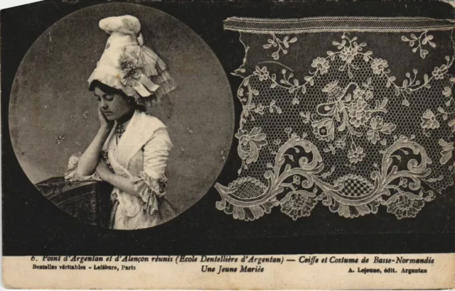 CPA Coiffe et Costume de Basse Normandie FRANCE (1054627)