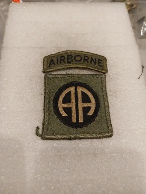 Patch armée us 82nd AIRBORNE DIVISION KAKI original