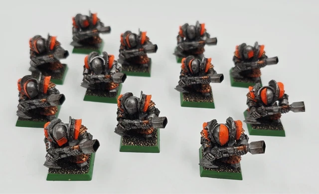 10x Chaos Dwarf Infernal Guard - Forgeworld Résine - Warhammer FB - Occasion