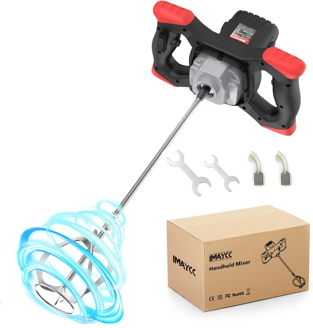 Miscelatore Elettrico Per Trapano IMAYCC 2100W - Agitatore Malta Portatile, Regolabile 6 Velocità - Foto 8