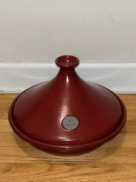 Emile Henry France 2.6qt Moroccan Tagine 55.32 Flame Emile Henry France 2.6qt Moroccan Tagine 55.32 Flame