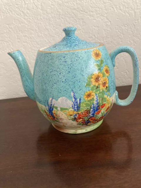 Vintage Grimwades Royal Winton  Ivory England Teapot Set Floral