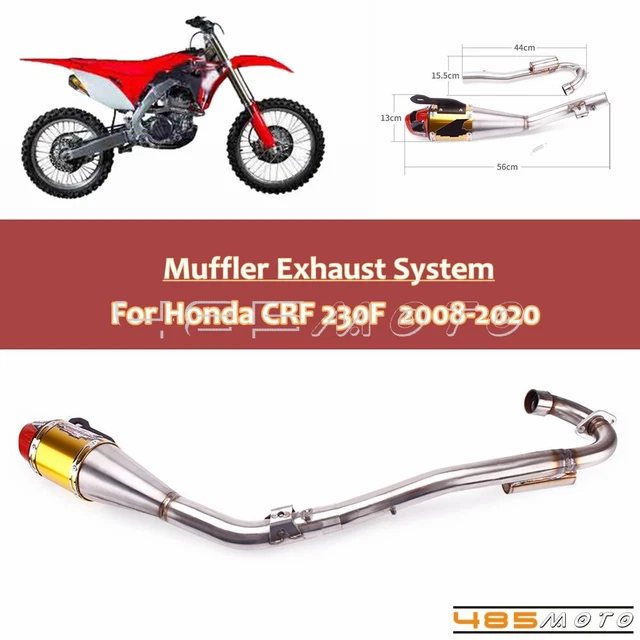 FOR HONDA CRF230F Bike 20082020 Complete Exhaust Muffler System Slip