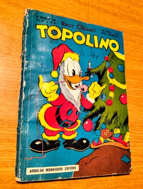 Topolino Libretto  # 81 - 25 Dicembre 1953 -Originale - Con Bollino - Buono