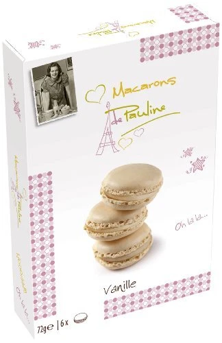 Macarons De Pauline Vanille Amande Crème Makronetörtchen 72g 3er Pack