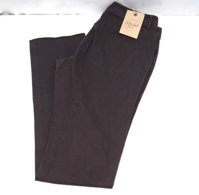 NWT J. Hilburn Mens Chino Pants 32 UNF Classic Straight Twill 5 Pocket Brown