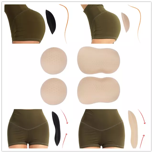 Womens Butt Pads Invisible Rear Enhancing Removable Foam Hip Lifter Shaperwear