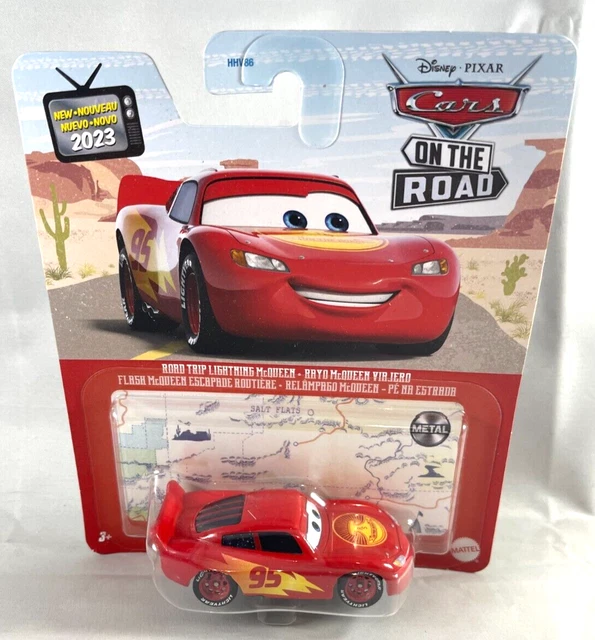DISNEY PIXAR CARS ROAD TRIP LIGHTNING MCQUEEN On the Road Metal Diecast ...