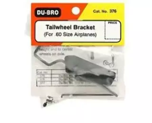 Du-Bro 376 Tailwheel Bracket .60 Size 1 Pc Per Pack