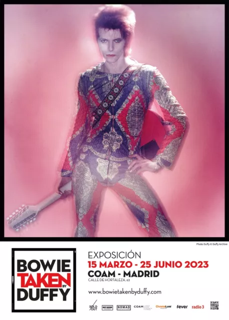 David Bowie 2023 Exhibition Poster - Duffy - Ziggy Stardust 1972