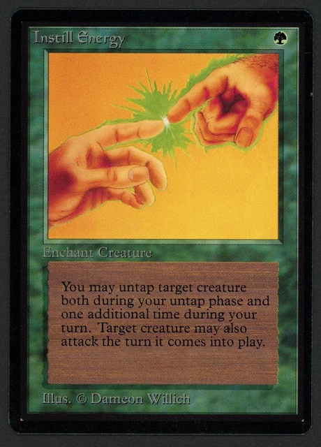 Magic the Gathering Beta Instill Energy CGC 7.5 | DA Card World