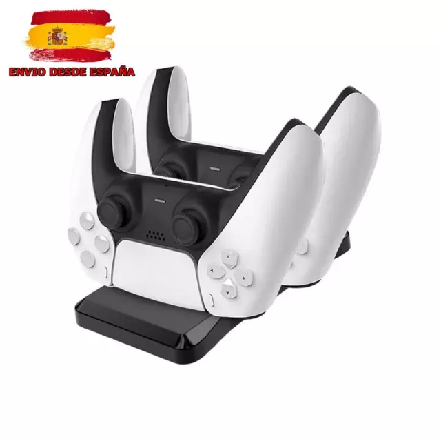 Cargador para mando PS5 dual Base de Carga Rapida Control PlayStation 5 Tipo C N