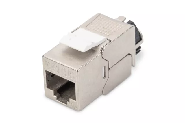 DIGITUS Keystone module cat. 6A shielded - RJ45 - multi-design - 500 MHz 10G Bas