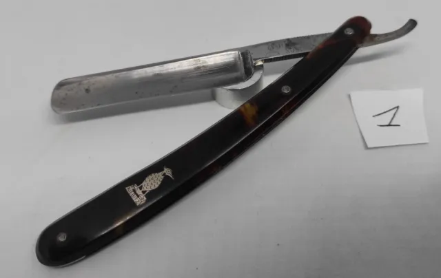 ancien rasoir coupe-choux   KIEBITZ SOLINGEN  Vintage Straight Razor (1)