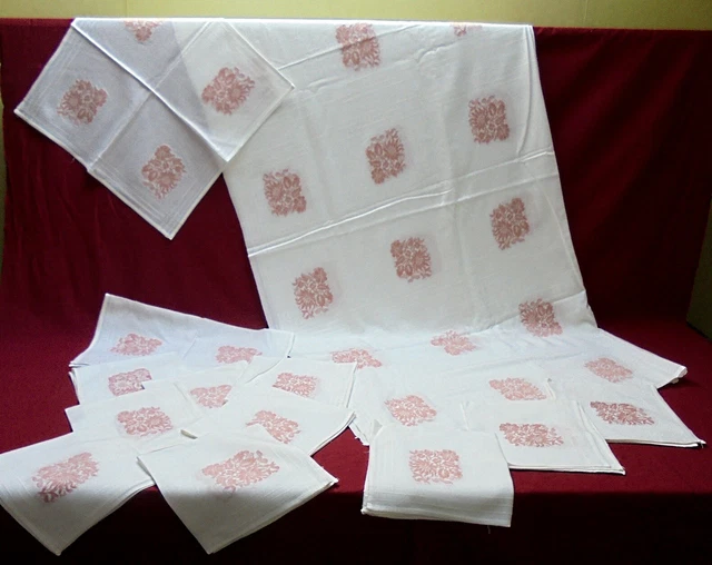 Grande nappe et 12 serviette d'occasion - Linge de maison - - page 2