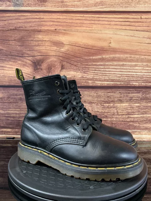 Vintage Dr Doc Martens Boots Womens UK 6 US 8 England Black Leather Classic Shoe